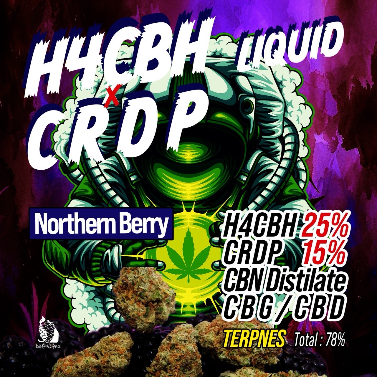 - H4CBH20%×CRDP15% Liquid 1ml Northern Berry