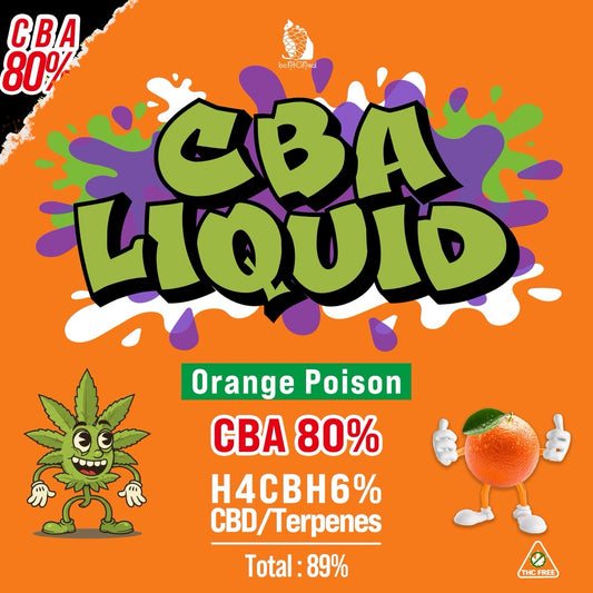 - CBA80%×H4CBH6% Liquid 1ml 【Orange Poison】