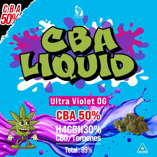 -CBA50%×H4CBH30% Liquid 1ml 【Ultra Violet OG】