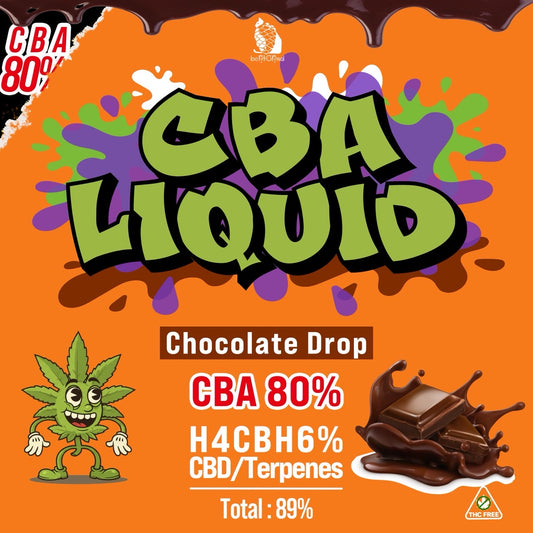 - CBA80%×H4CBH6% Liquid 1ml 【Chocolate Drops】