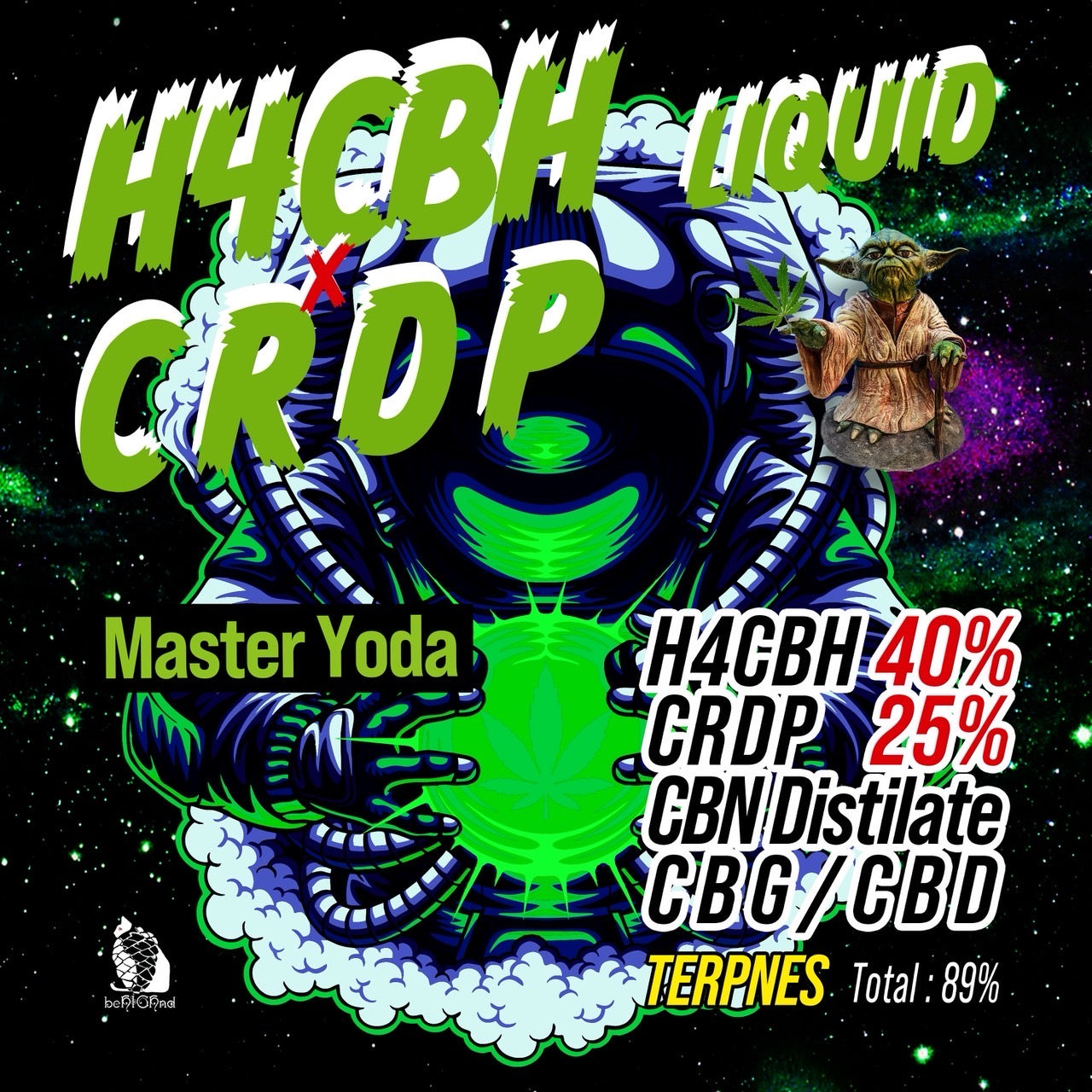 - H4CBH40%×CRDP25% Liquid 1ml Master Yoda