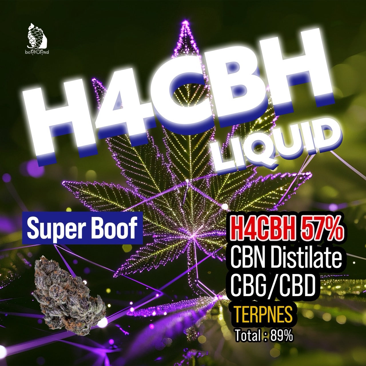 - H4CBH 57% Liquid 1ml 【Super Boof】