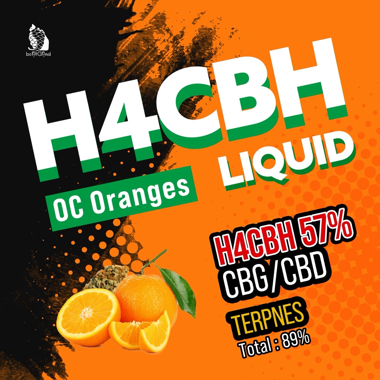 - H4CBH 57% Liquid 1ml 【OC Orange】
