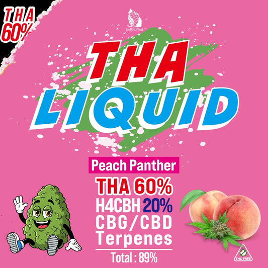 - THA60%×H4CBH20% Liquid 1ml 【Peach Panther】